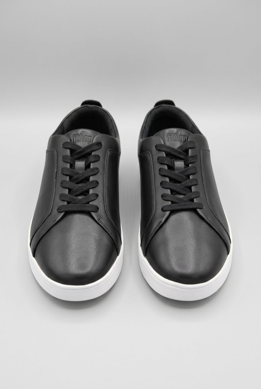 Fitflop Rally Leather Women's Black & White Trainers size 7