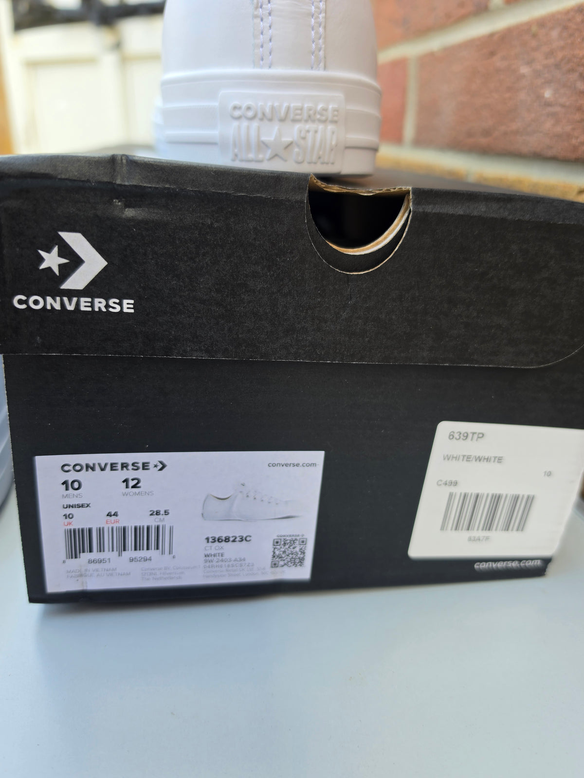 Converse Chuck Taylor All Star Ox Low-Top Trainers - UK Size 12 - 136823C
